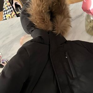 Kids Rudsak down bomber (black) size 7/8.